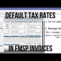 Default Tax Rates in FileMaker Invoices – Auto Enter Values