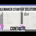 How does FileMaker’s Contact Starter Solution work?