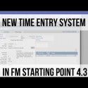 New Time Entry System in FMSP 4.3 | FileMaker Videos