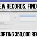 New Records, Finds, and Sorting 350,000 Records | FileMaker 14 Videos