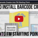 How to Install Barcode Creator into FM Starting Point | FileMaker 14 Videos