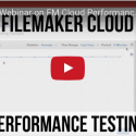 November Webinar on FM Cloud Performance | FileMaker Cloud | FileMaker Pro 15 Training