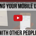Sharing Mobile Device with other People | FileMaker 15 Video Training | FileMaker Pro 15 Training