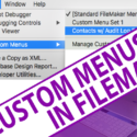 Custom Menus In FileMaker and Localization