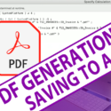 PDF Generation and Saving to a Path in FileMaker – Q&A
