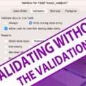 Validating without the Validation Tab in FileMaker – Day 1