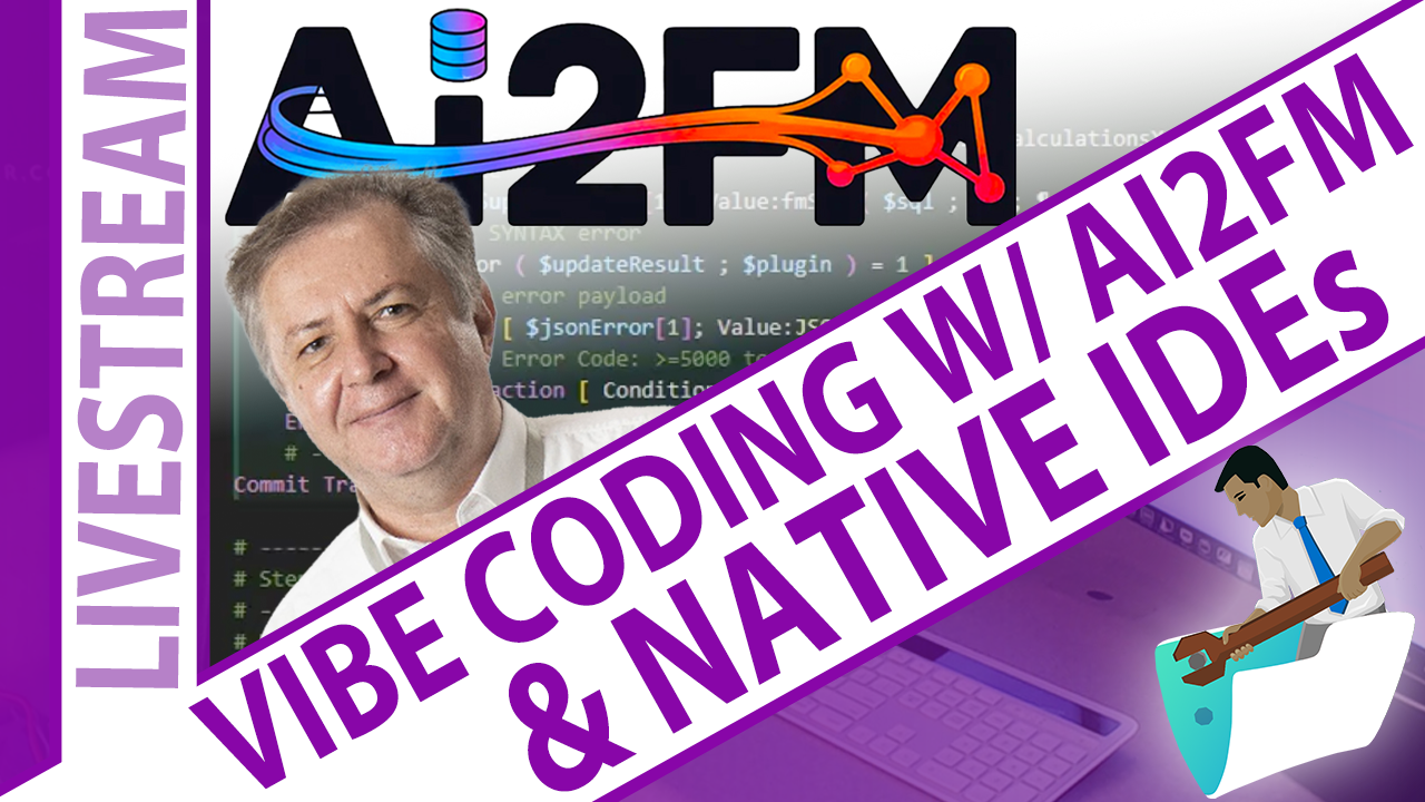 Vibe Coding in FileMaker: Unlocking AI Agents with Native IDEs and ai2fm