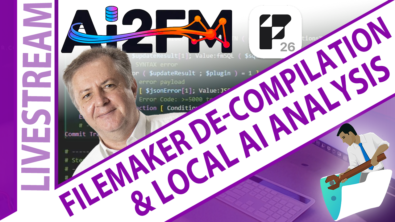Instant Mass De-compilation and Local AI Analysis with FileMaker